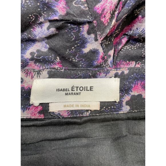 Isabel Marant 'Ilanka' Black Cotton Mini Dress Size 38 - Picture 4 of 5